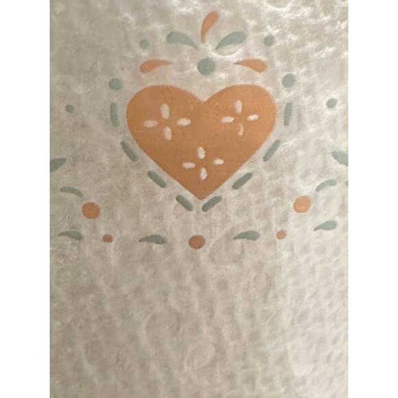 Corelle Forever Yours Heart 12 oz Drinkware Glasses Pink Heart Set 4 (almost 6”) - Picture 5 of 8